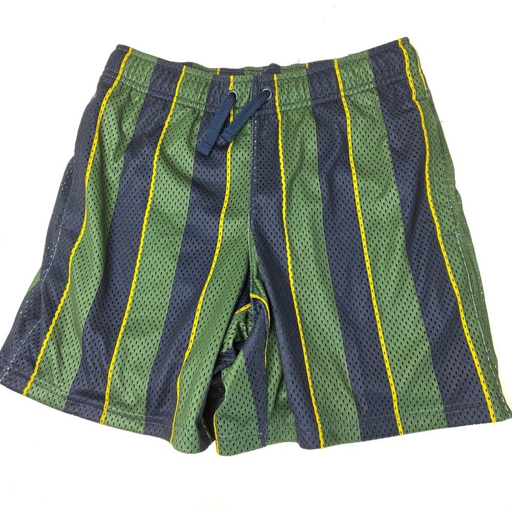DSG Dick's Sporting Goods Navy Green Stripe Soccer Shorts NWT Boys Large